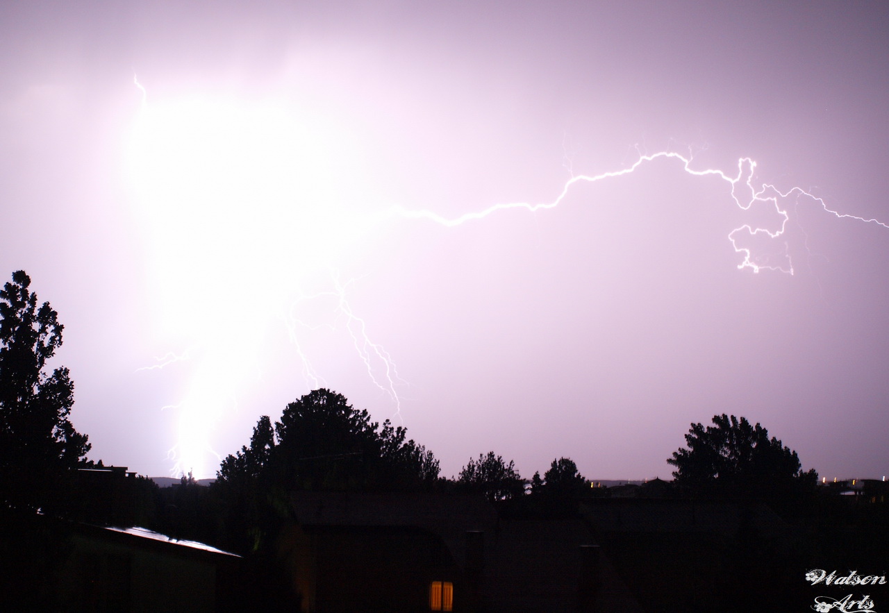 Thunderstorm In Mehrshahr Sky