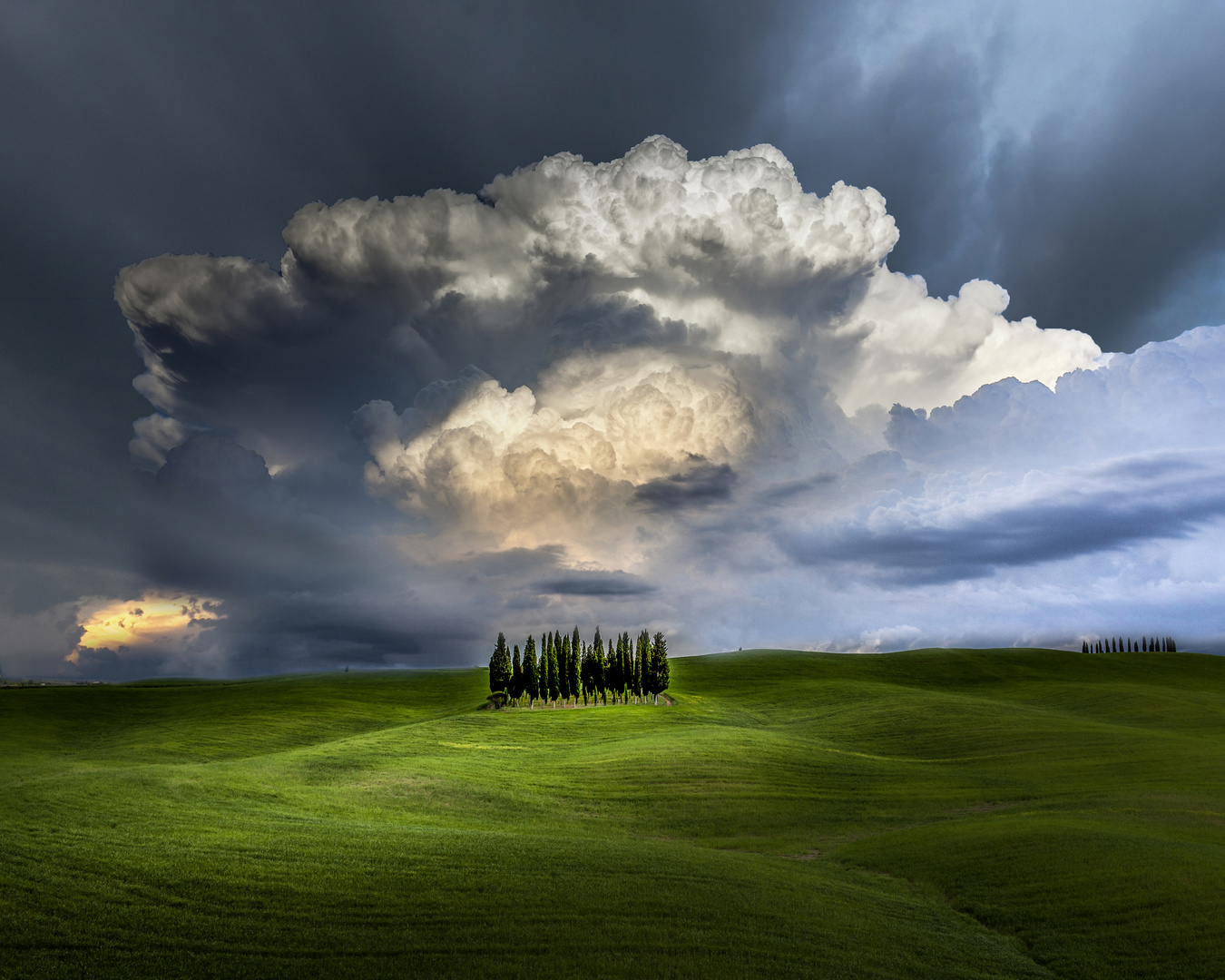 Thunderstorm in Tuscany