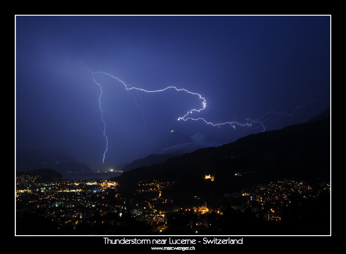 Thunderstorm near Lucerne - Switzerland