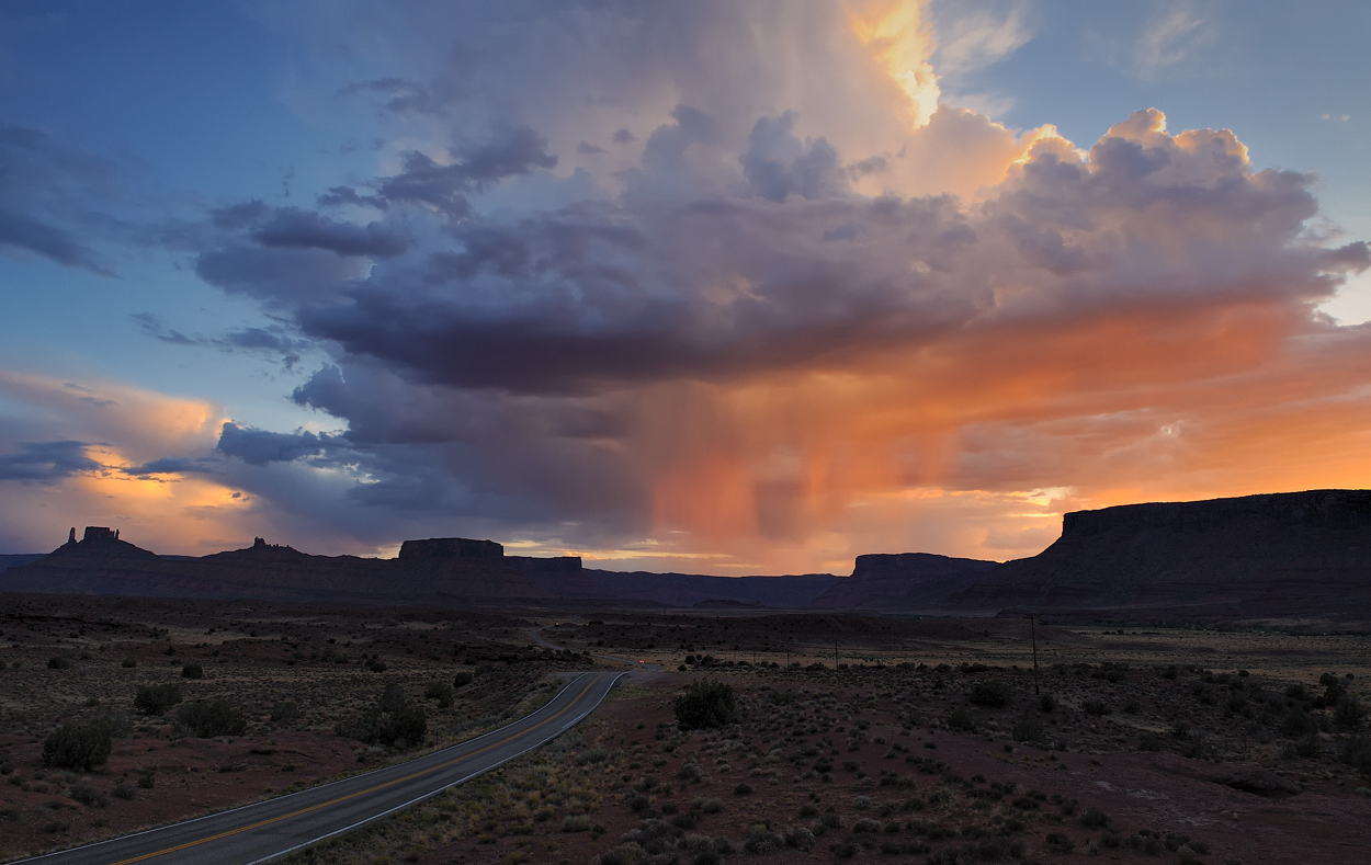 *Thunderstorm over Castle Valley*