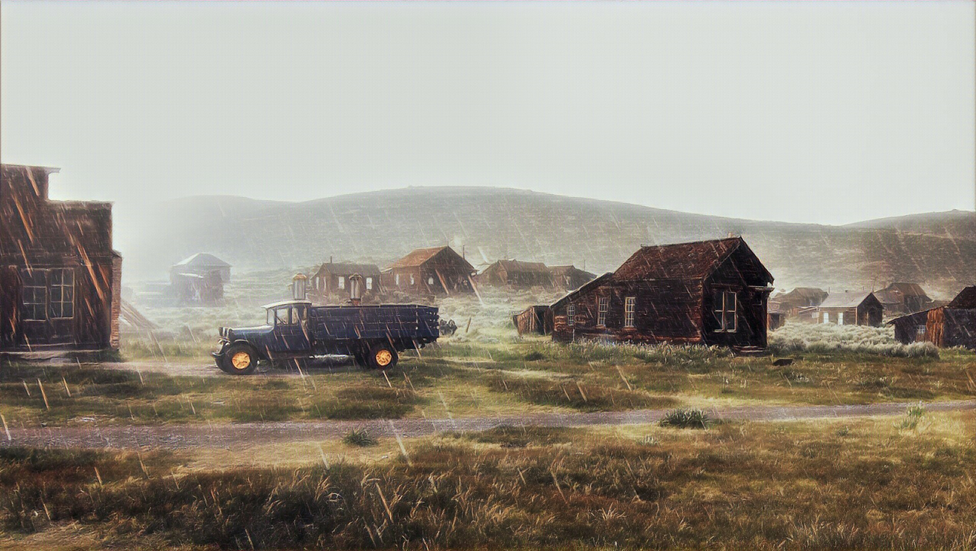 Thunderstorm over Ghost Town