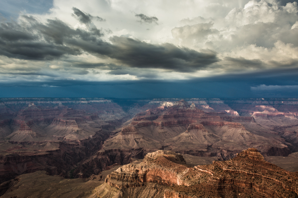 Thunderstorm over Grand Canyon