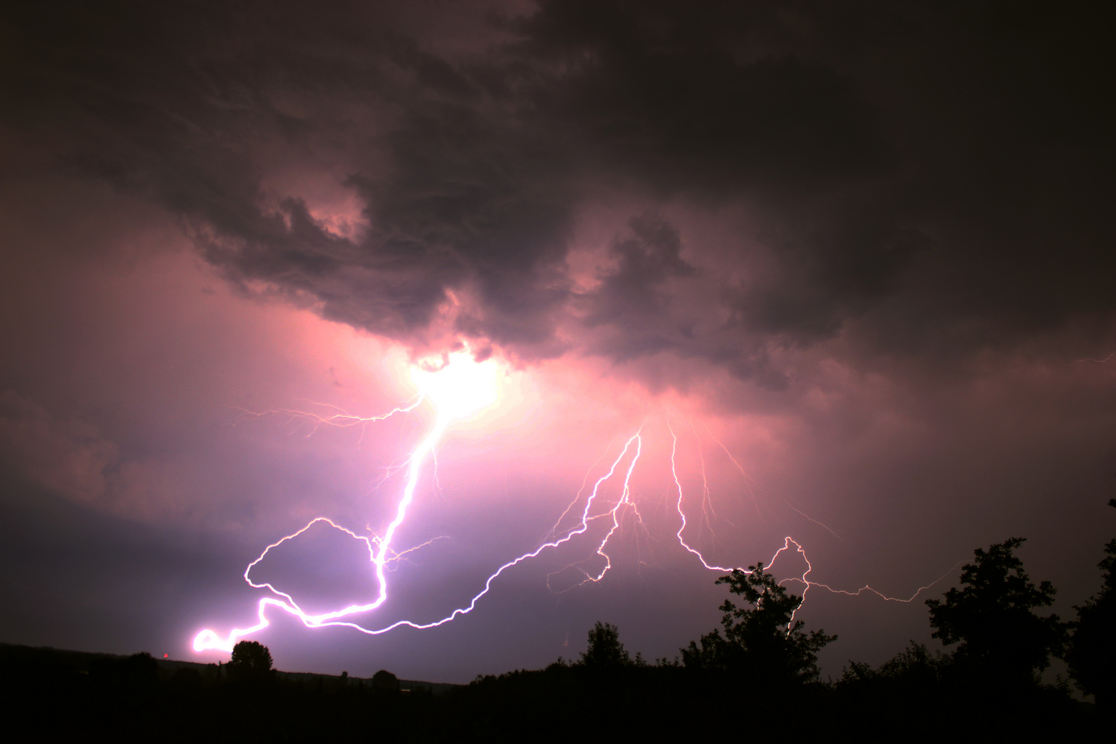 Thunderstorm, Rosendahl, Germany, 03-07-2015