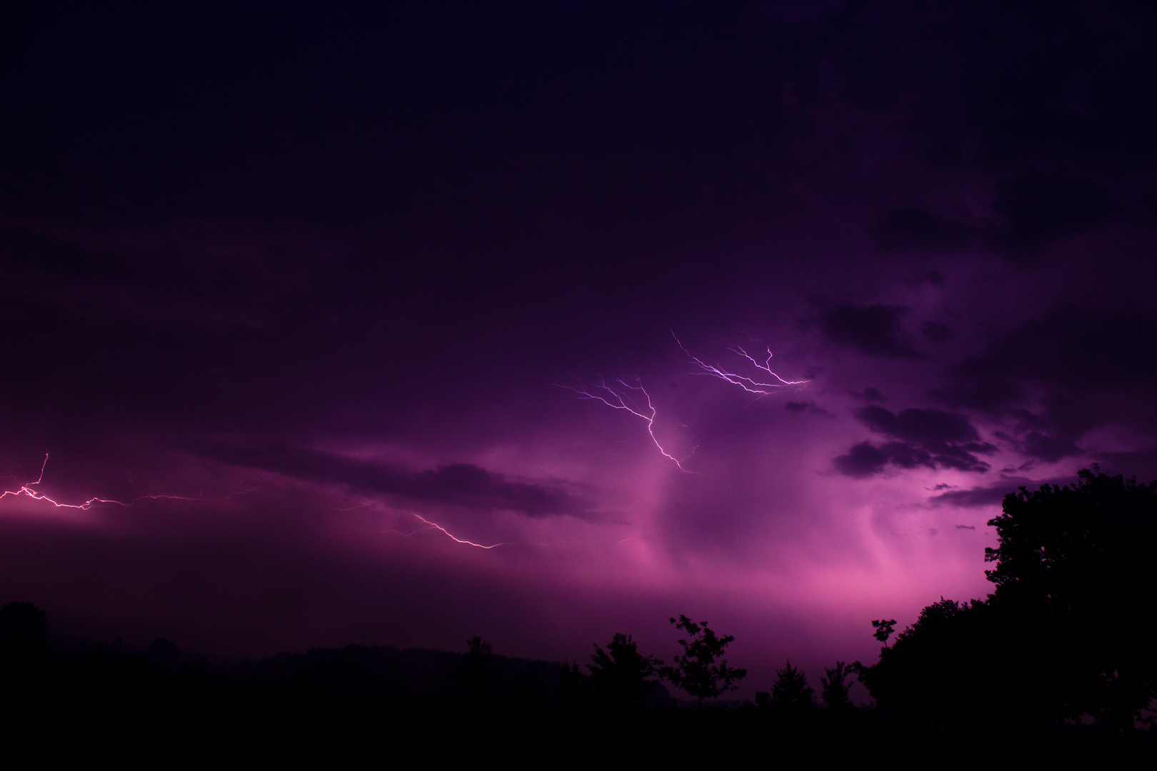 Thunderstorm, Rosendahl, Germany, 06-06-2014