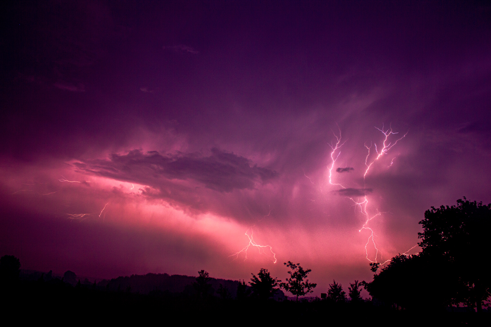 Thunderstorm, Rosendahl, Germany, 06-06-2014