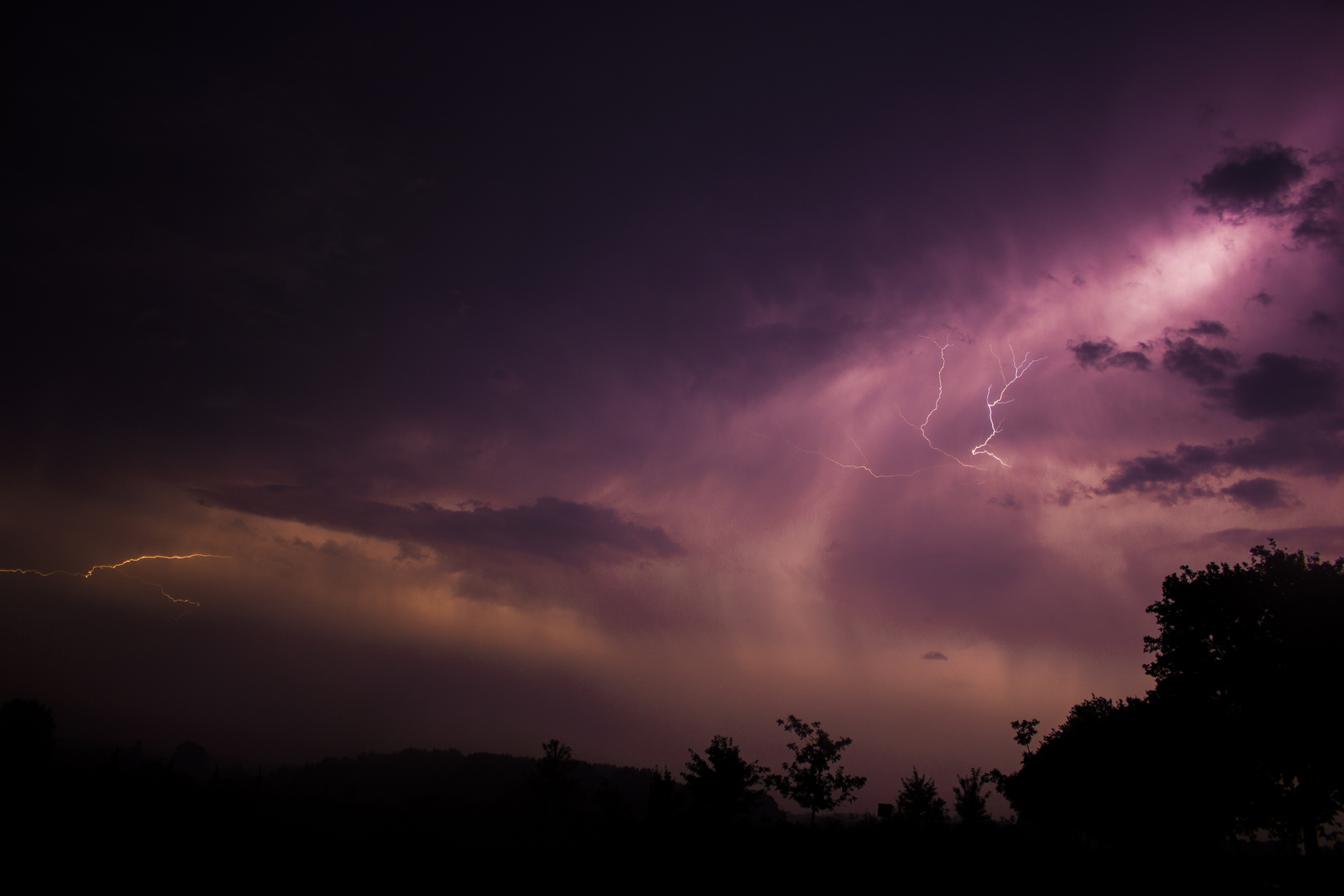 Thunderstorm, Rosendahl, Germany, 06-06-2014