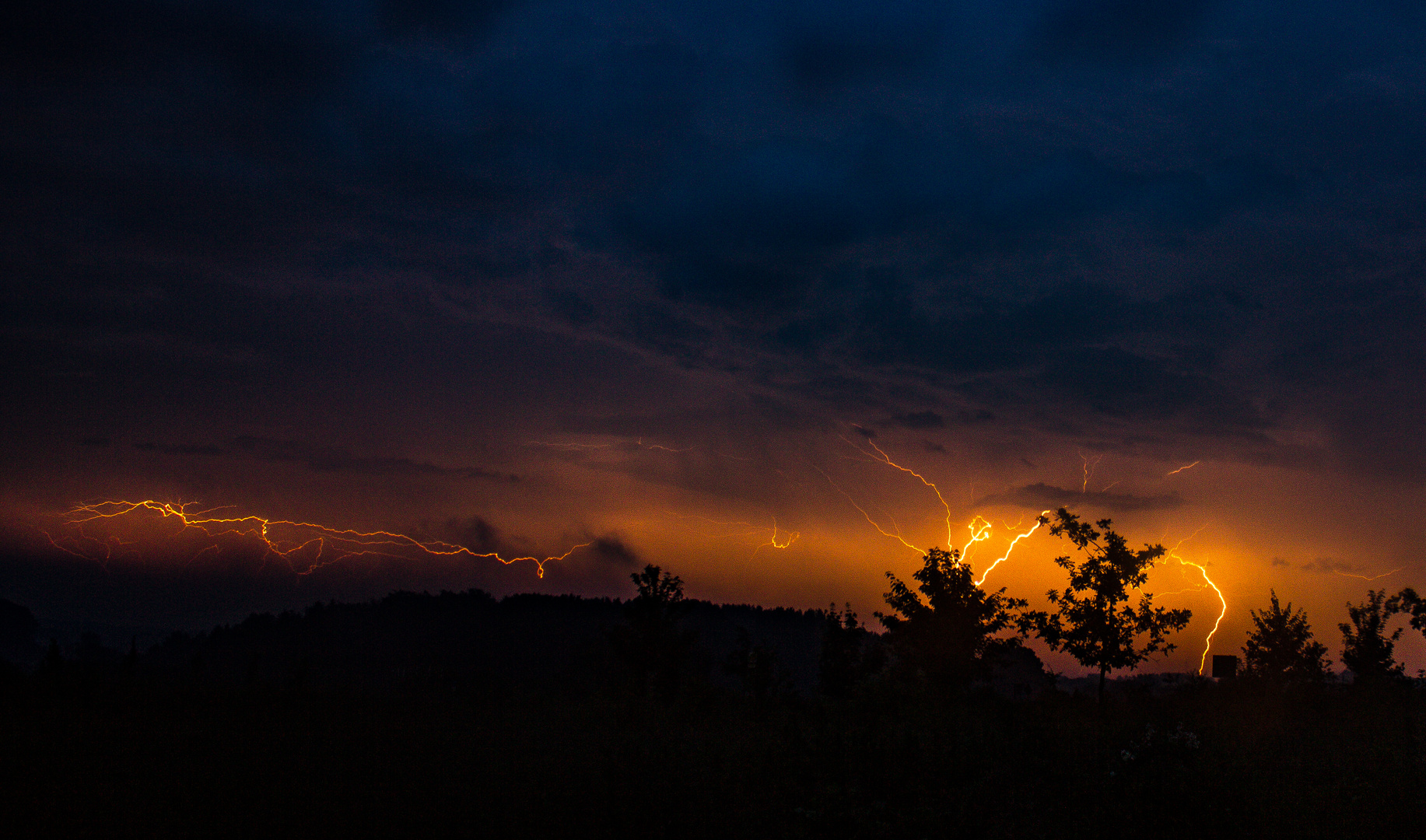 Thunderstorm, Rosendahl, Germany, 06-06-2014