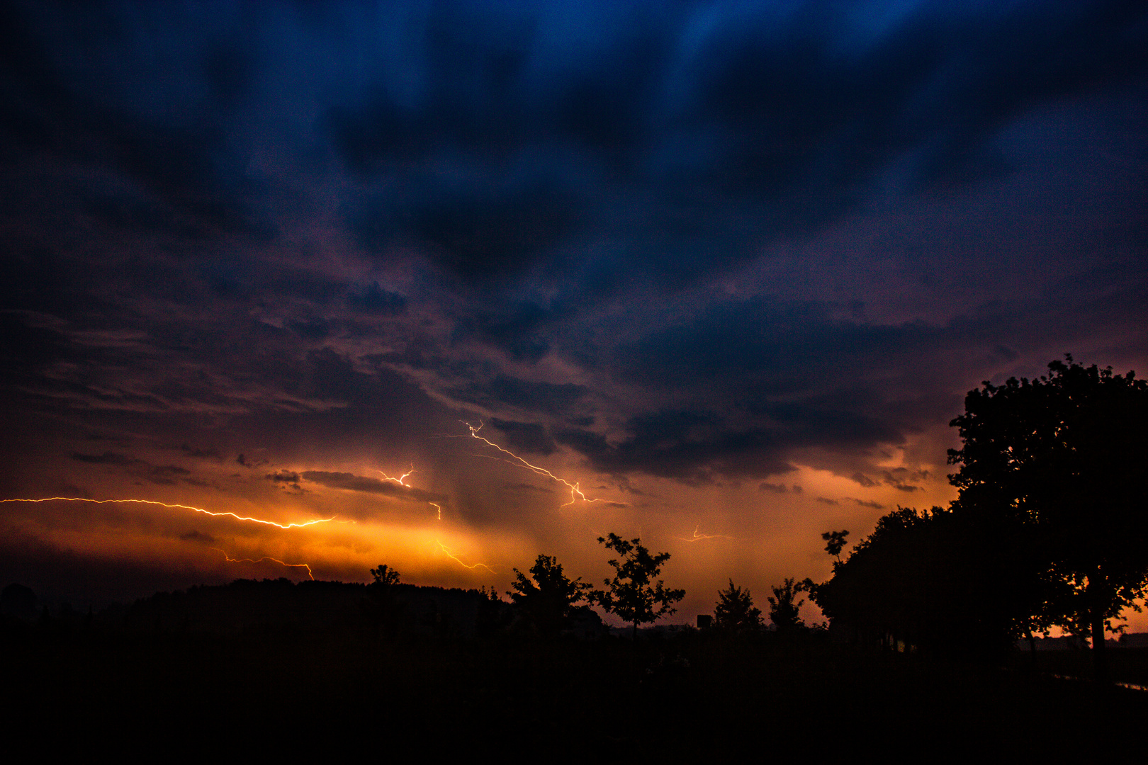 Thunderstorm, Rosendahl, Germany, 06-06-2014