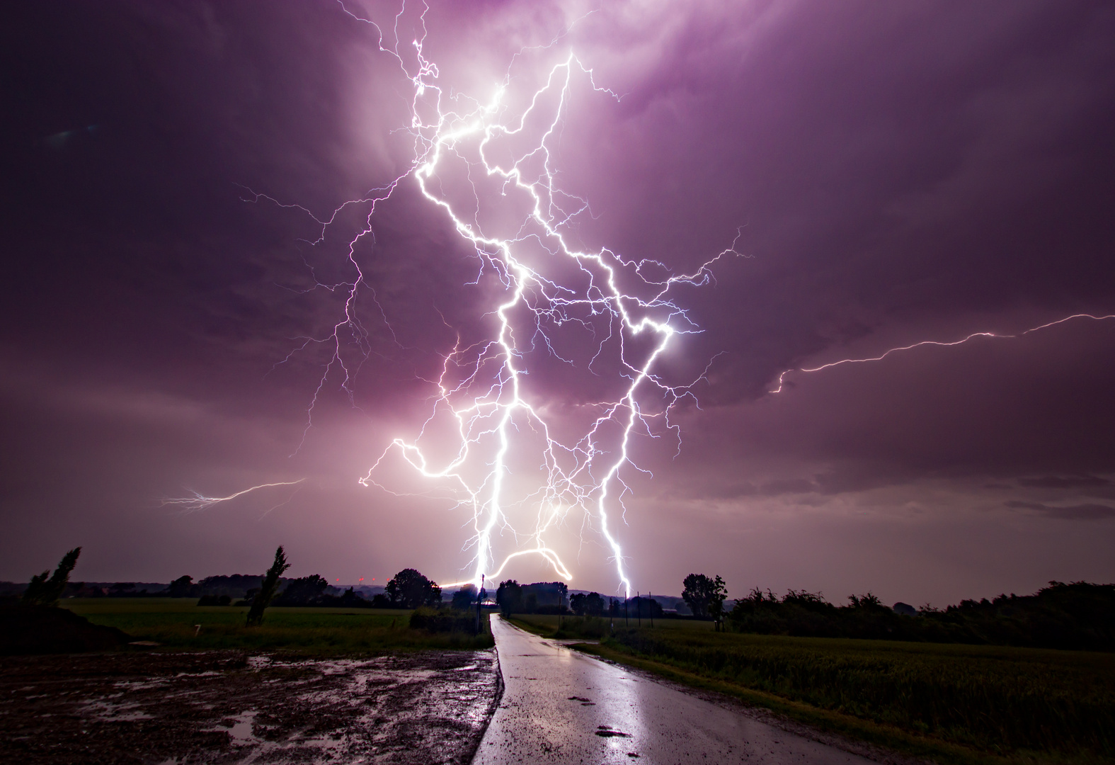 Thunderstorm, Rosendahl, Germany, 24-06-2015