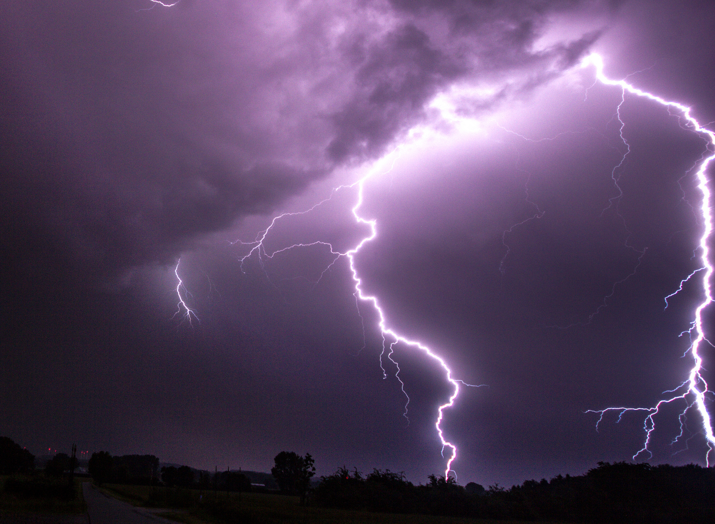 Thunderstorm, Rosendahl, Germany, 24-06-2015