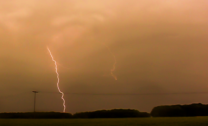 Thunderstorm, Rosendahl, Germany