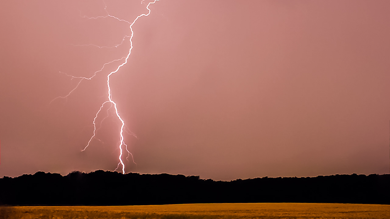 Thunderstorm, Rosendahl, Germany