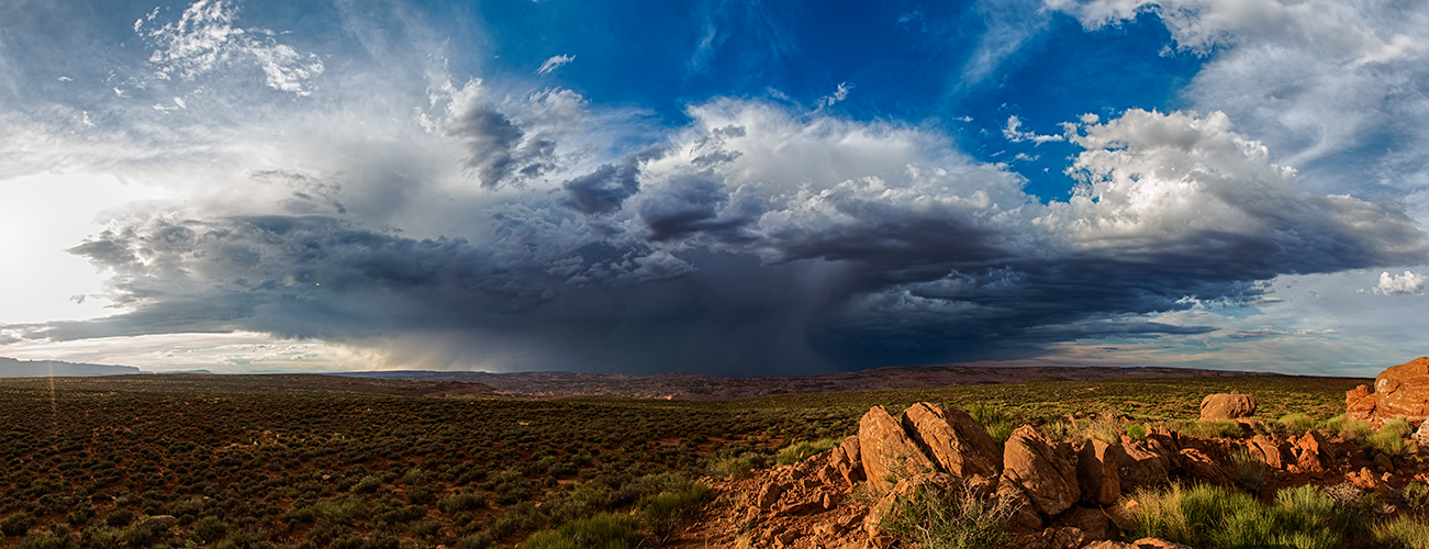 Thunderstorm über dem Escalante NM