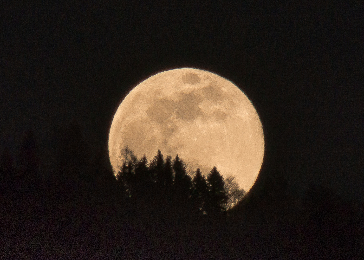 Thuner See Mond