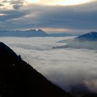 Thuner See unter Wolken