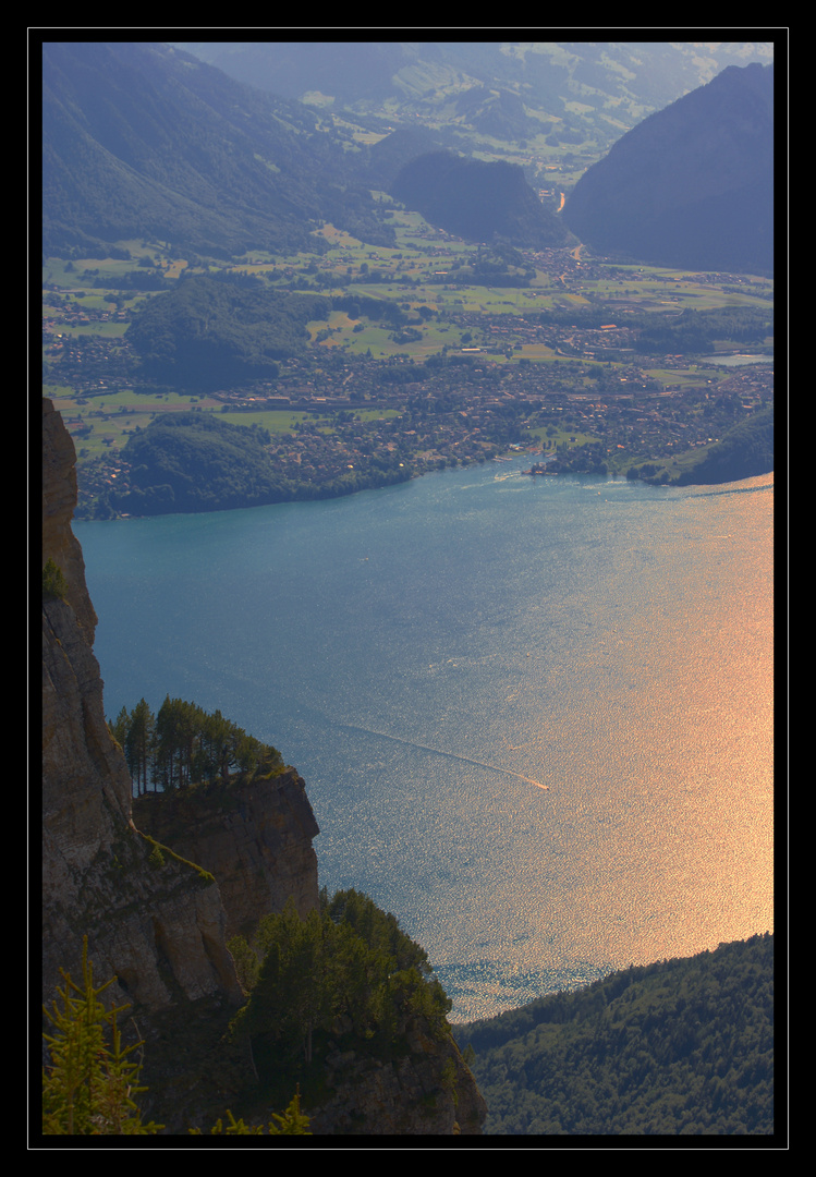 Thuner See vom Niederhorn gesehen