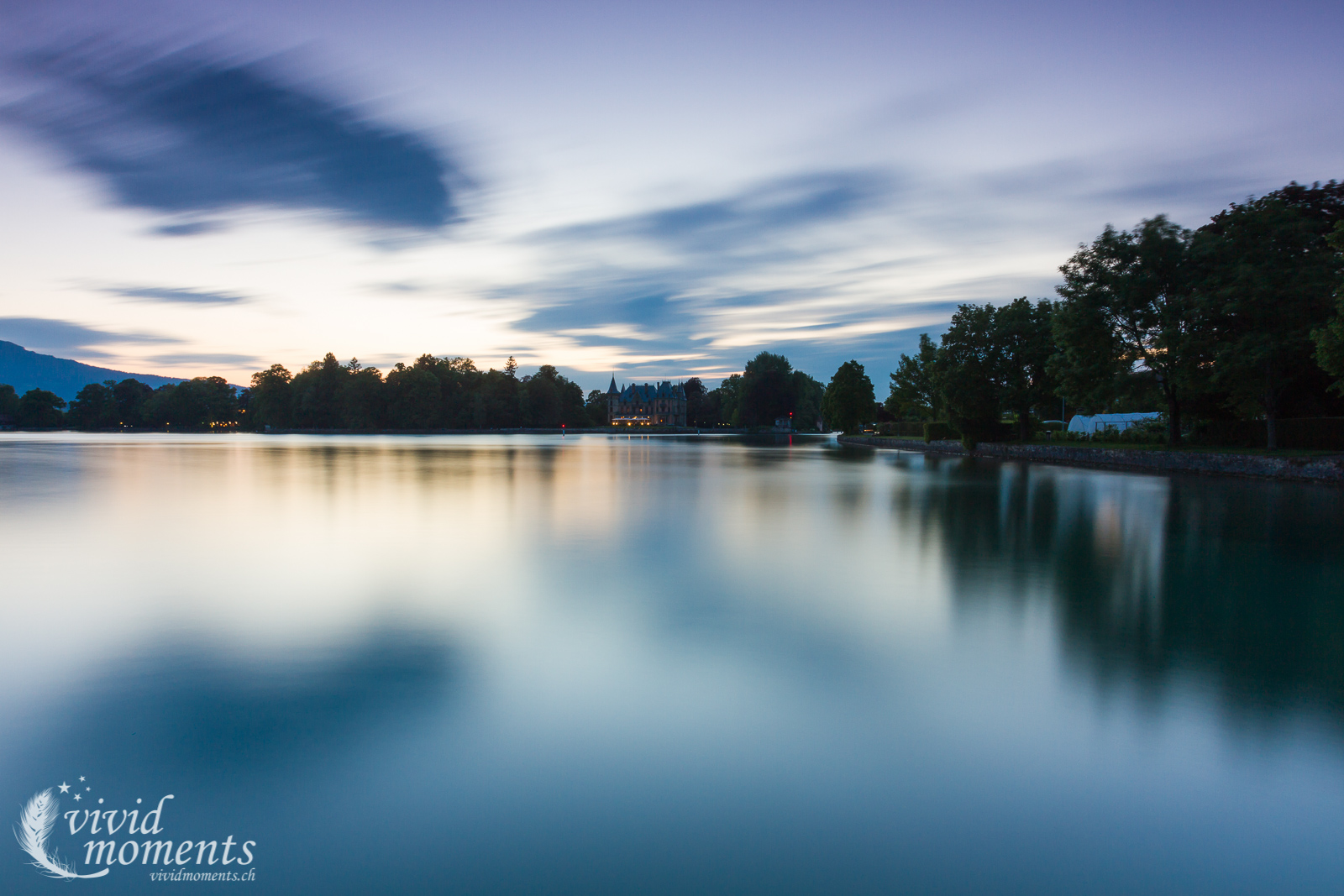 Thunersee mit Schloss Schadau