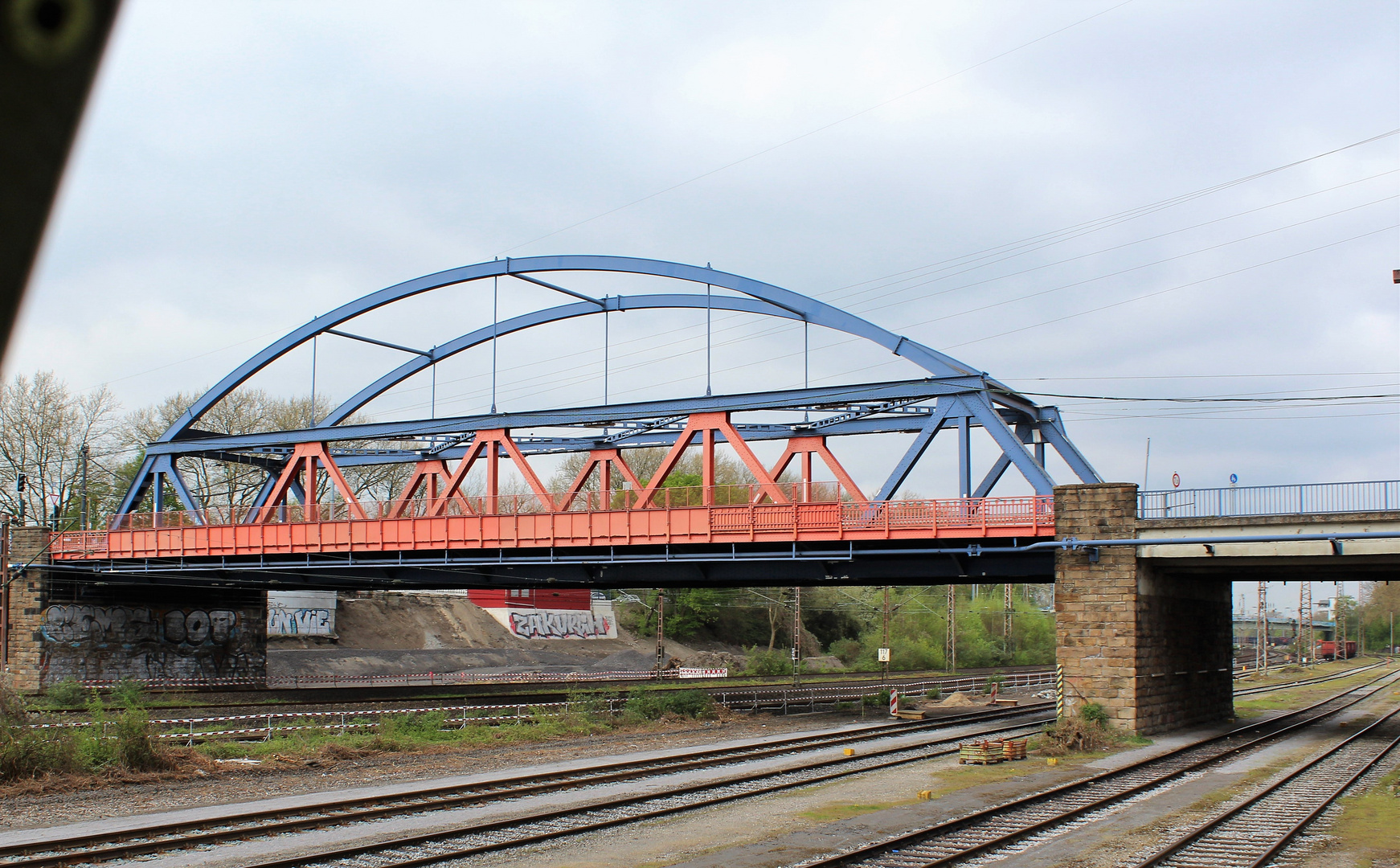 Thyssen-Brücke in Mülheim an der Ruhr (Schon abgerissen) 