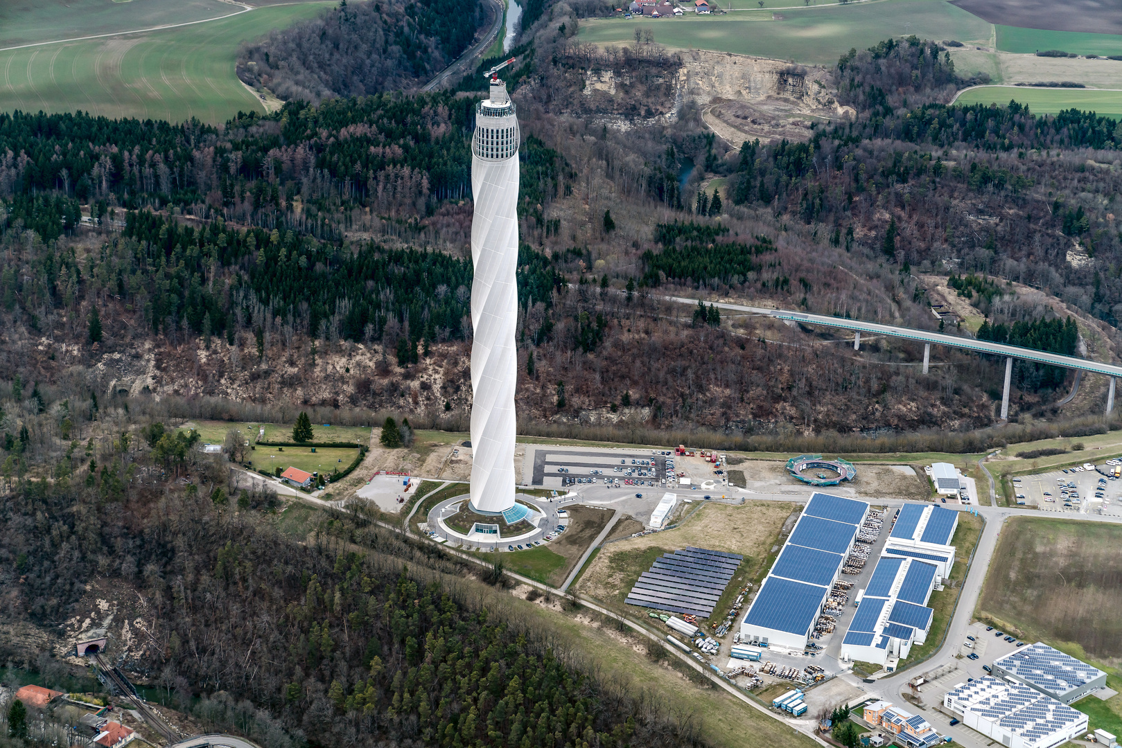 Thyssen-Krupp Aufzug Testturm Rottweil 31.3.18