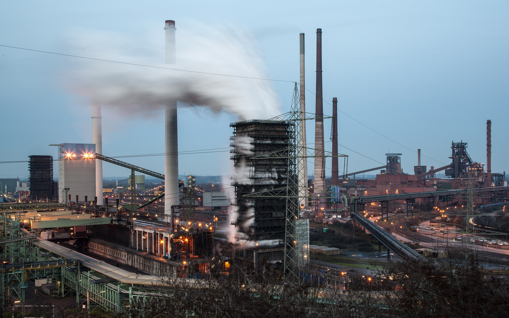 Thyssen Krupp Stahlwerk Duisburg Foto & Bild architektur, industrie