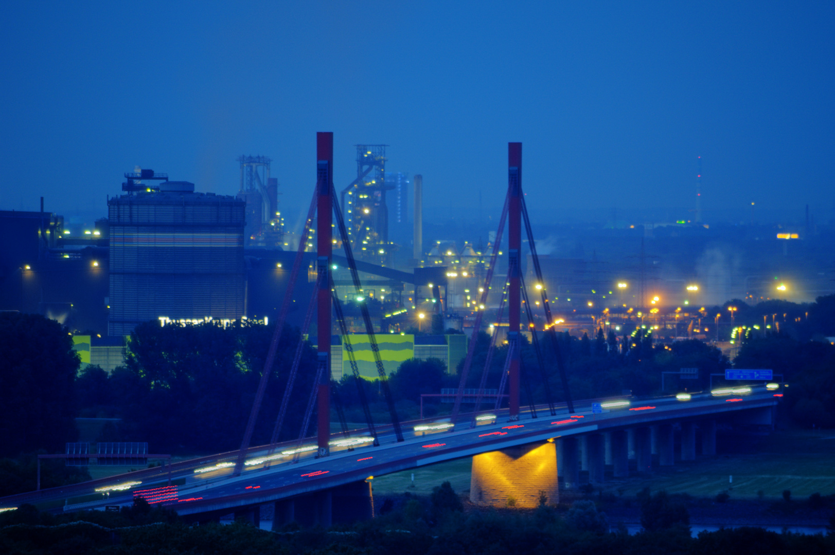 Thyssen Krupp Steel in Duisburg...