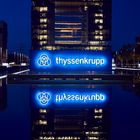 Thyssenkrupp bei Nacht 2