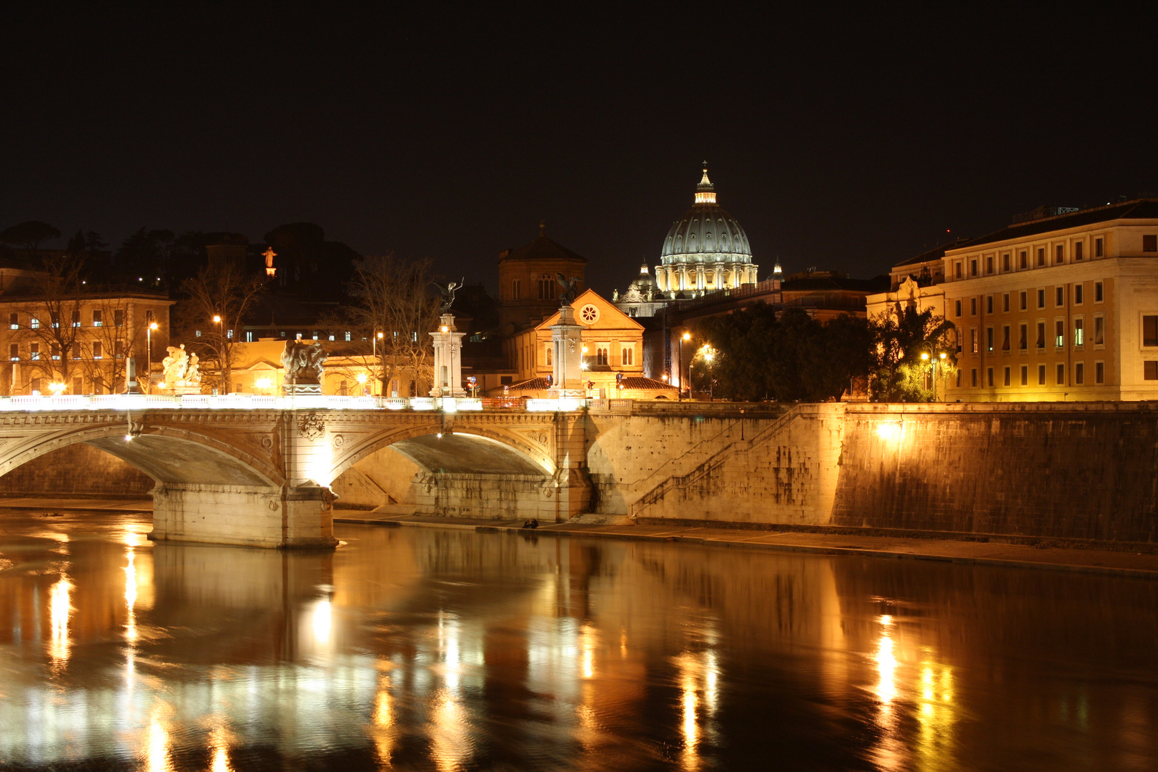 Tiber and St. Peter's Basilica