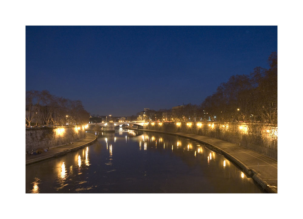 Tiber bei Nacht