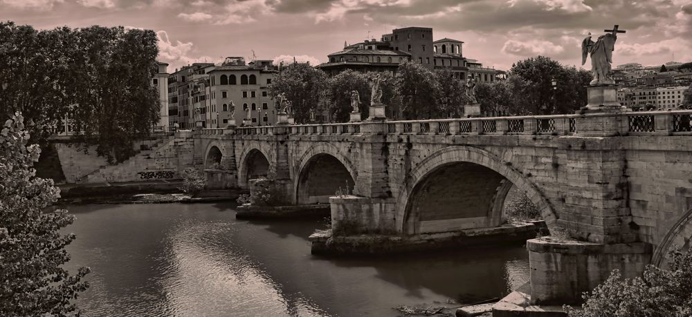 Tiber Brücke in Rom