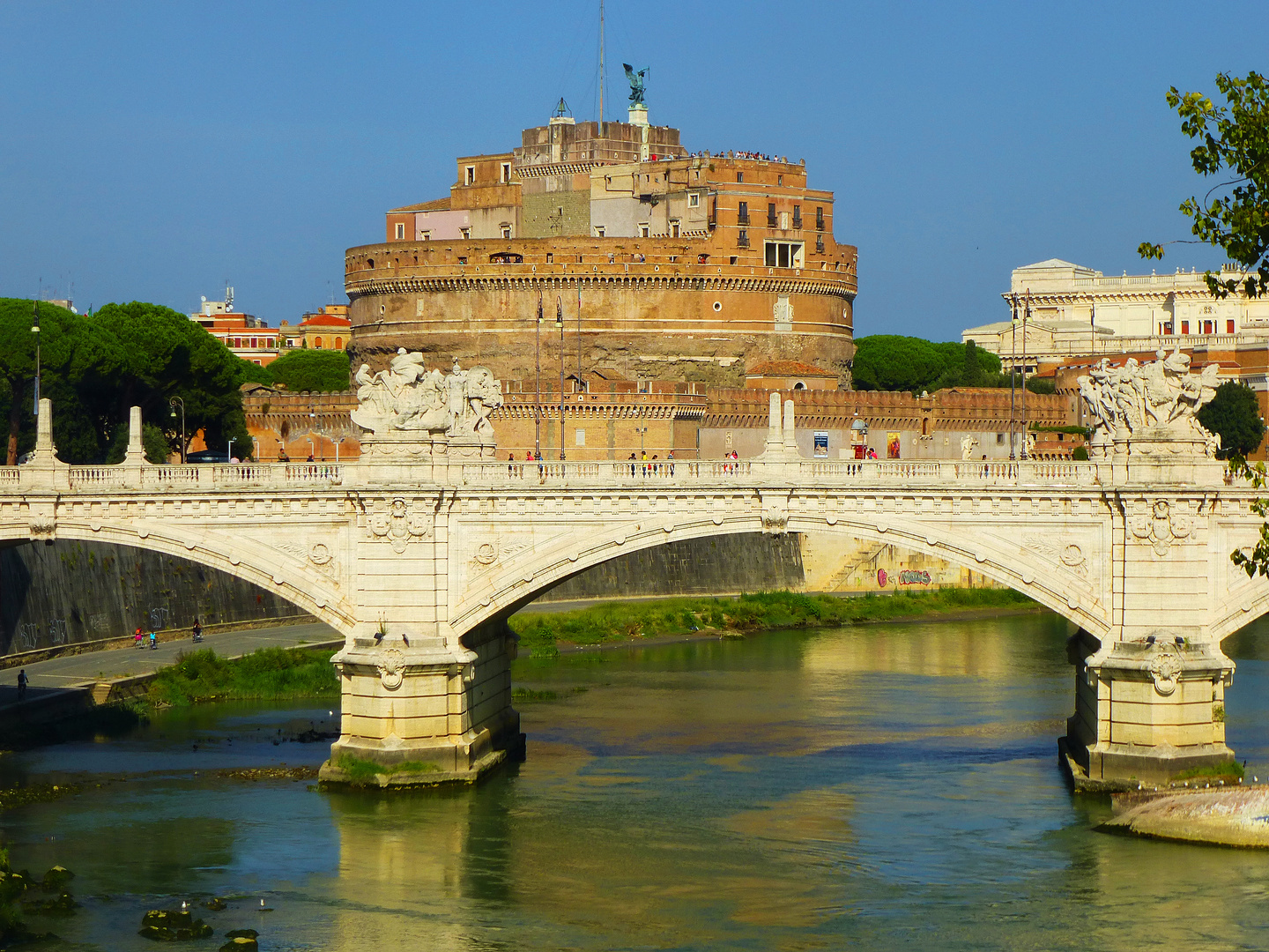 Tiberbrücke & Engelsburg in Rom