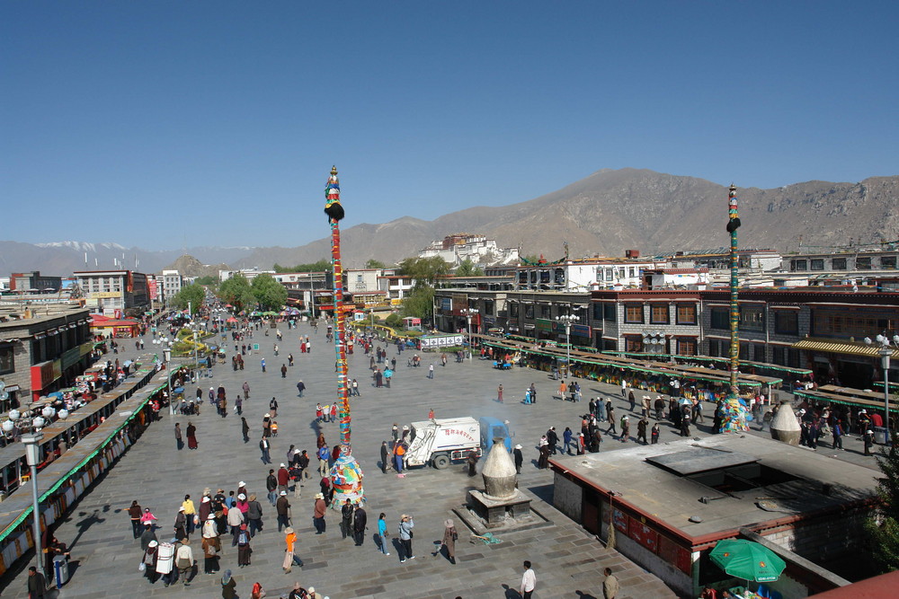 Tibet 15 Barkhor Square Lhasa