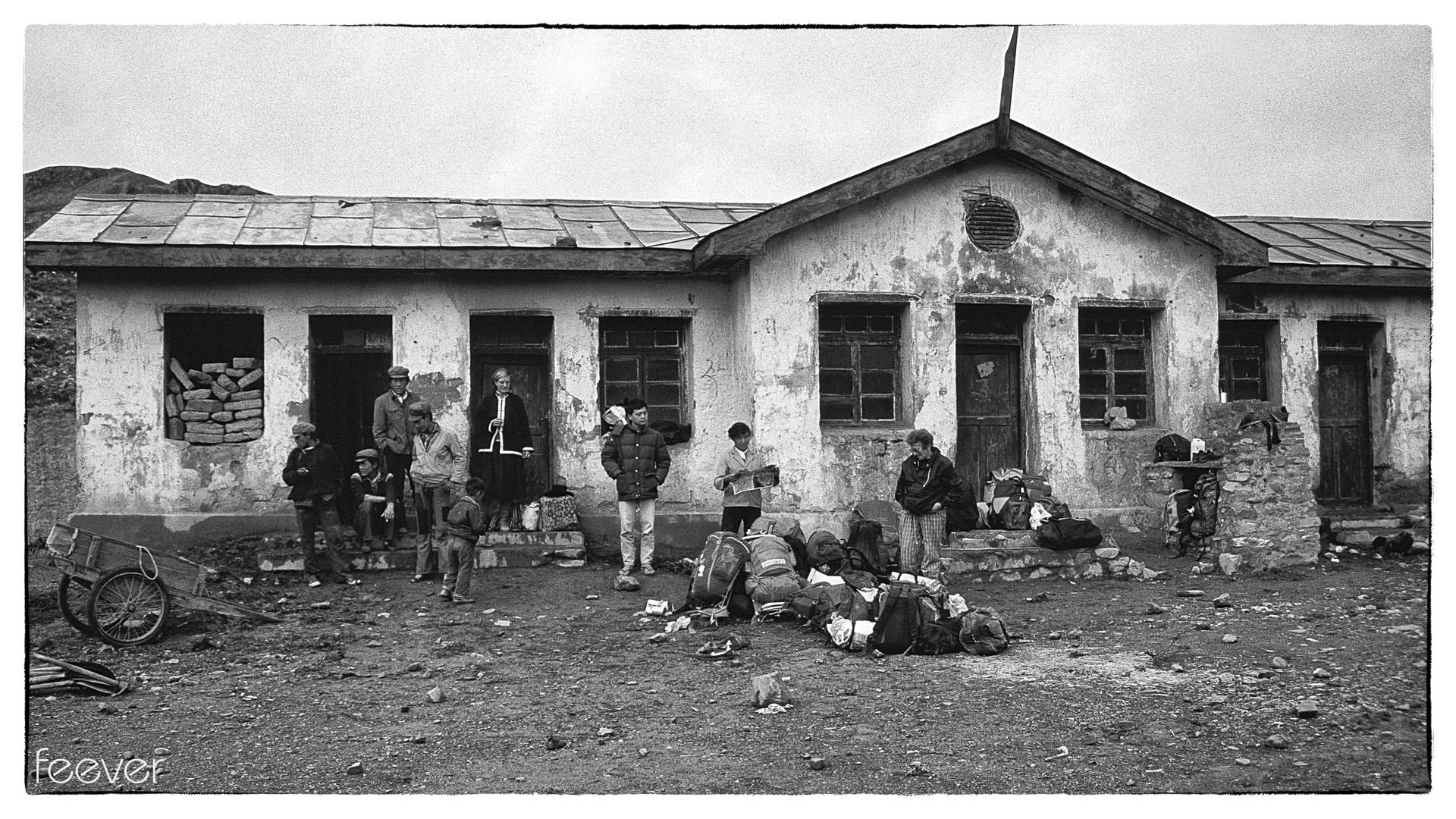 Tibet 1987: Überlandfahrt mit dem Bus (4)