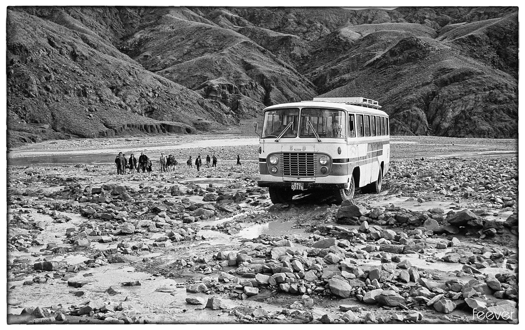 Tibet 1987: Überlandfahrt mit dem Bus (5)