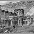 Tibet 1987: Überlandfahrt mit dem Bus (6) - Kloster Sakya