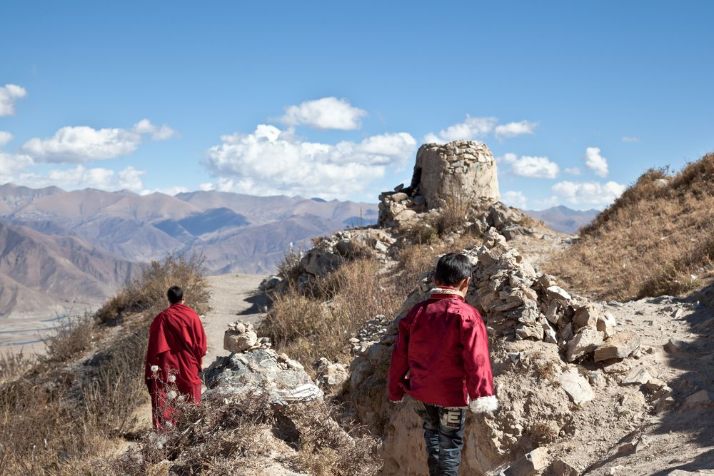 Tibet - Auf der Kora des Kloster Ganden von DennyHH 