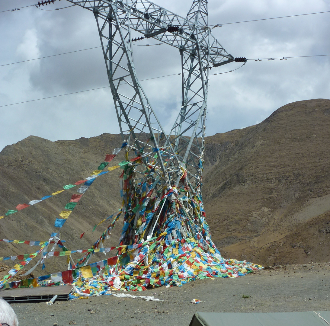 Tibet, Gebetsfahnen