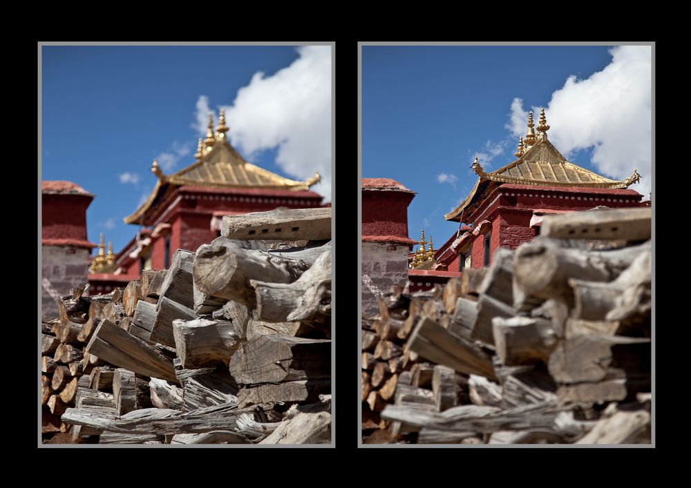 Tibet - Kloster Ganden von DennyHH 