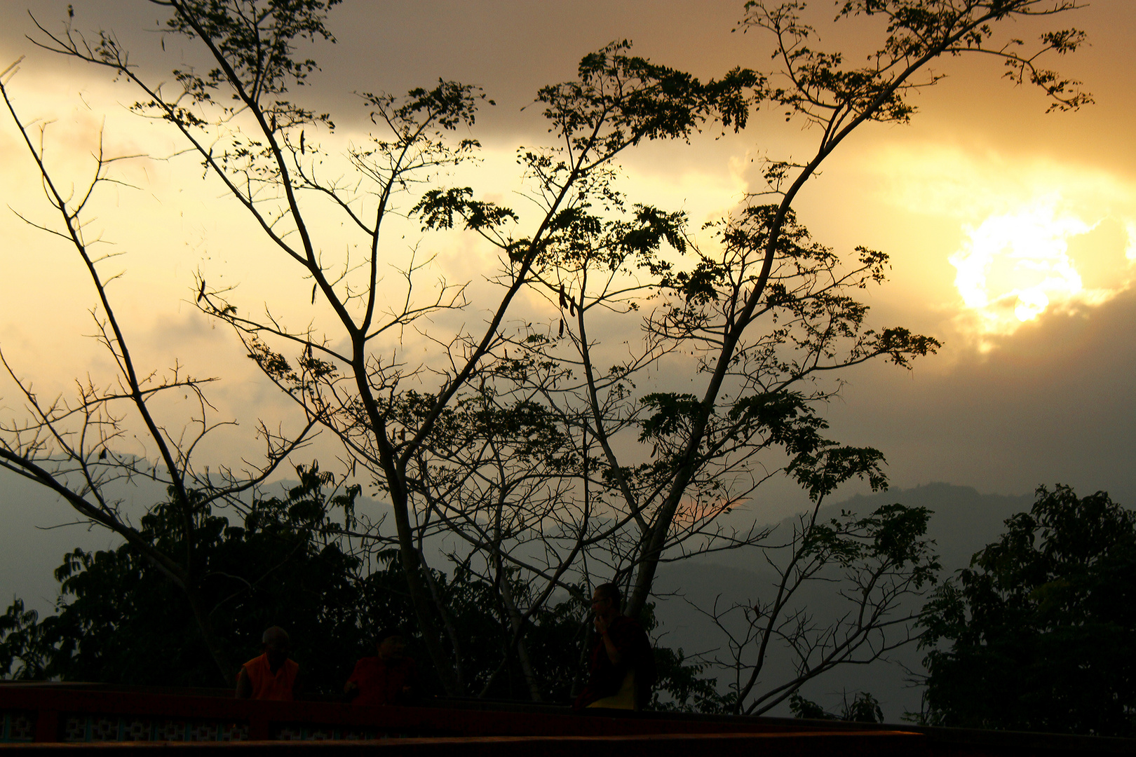 Tibet Sonnenuntergang