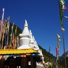 Tibetan pagoda in Jiuzhaigou