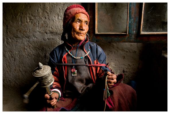 Tibetanische Gebetsmühle