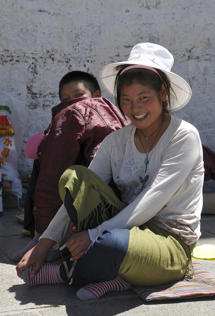 Tibetian Girl in Lhasa