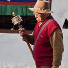 Tibetian Prayer at Boudhanath Stupa, Kathmandu, Nepal, Another day