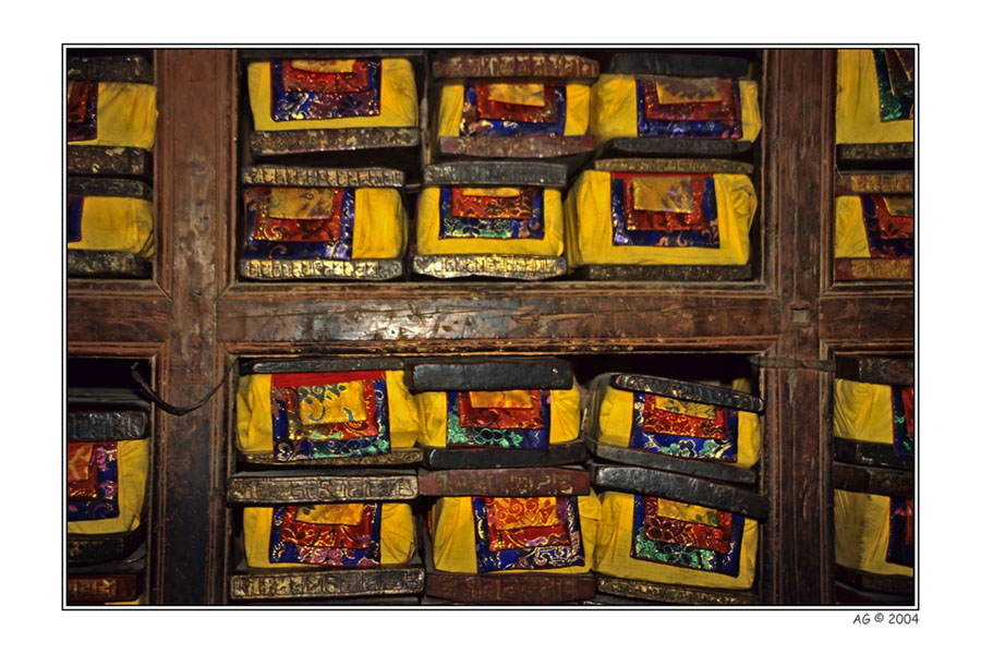 Tibetische Bücher - Gyantse, Kloster Palkhor Chöde