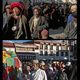 Tibetische Glubige 1991 (oben) und heute (unten) ...