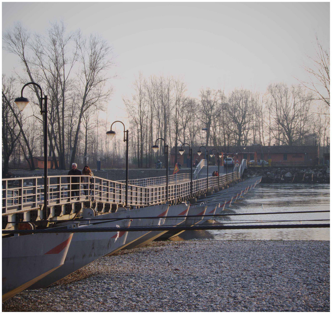 Ticino...il ponte di barche