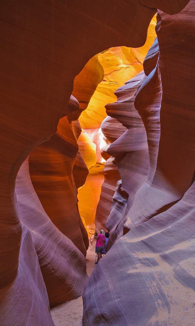 Tief im Lower Antelope Canyon