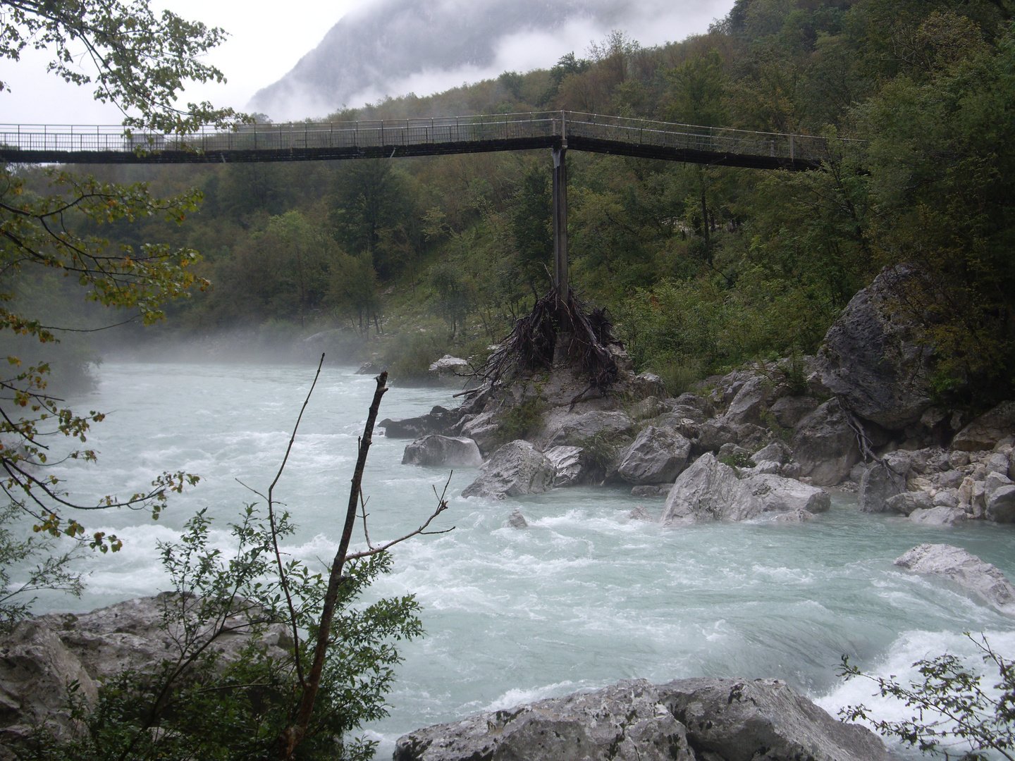 tief im Soca-Tal, Triglav-Gebirge