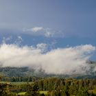 Tief liegende Wolken über der 1. Jurakette