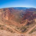 Tief- und Weitblick am Shafer Trail im Canyonlands N.P.