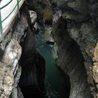 tief unten - Blick in die Breitachklamm